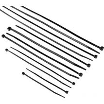 Edison - Cable Ties, Black, Assorted Diameter & Length, Pack of 600