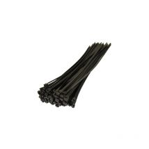 Professional Tool Industries - Cable Zip Ties Heavy Duty 200mm x 2.5mm 100 pack Black Self-Locking Strong Nylon