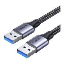 Ugreen - Cable trenzado duradero usb 3.0 5 Gb/s 0,5 m gris