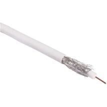 Electraline - Cable satellite blanc l couronne 25 m
