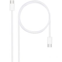 Nano Cable - Usb-c 2.0 a Usb-c 60w 3a White 2m Nanocable 10.01.6002-co