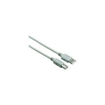 Cable usb a - usb b, 2.0 (Cable usb, usb 2.0, 480 MBs, 1,5 m) negro, granel - Hama
