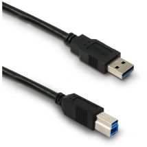 Câble USB A mâle/B mâle USB 3.0 - 5 m - noir