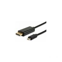 Unbekannt - Equip 133467 adaptador de cable de vídeo 1,8 m usb Tipo c DisplayPort Negro