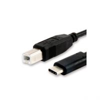 Câble Usb Tipo-c Macho a Usb 2.0 Tipo-b Macho 1 Métro Equip 12888207 (charge 3a) Vitesse 480mb/s