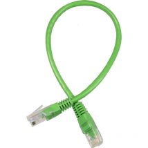 Câble utp Safire Ethernet - Connecteurs RJ45 - Catégorie 5E - 0.3 m - Couleur verte