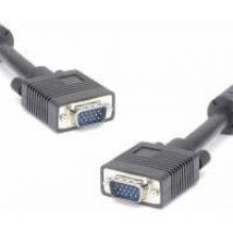 Lineaire - Cable vga HD15 Male - Male - 2m