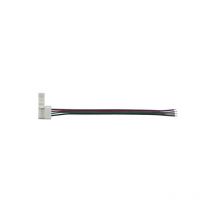 Cable with 1 push connector for flexible led strip - 10 mm rgb colour Velleman LCON31