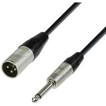 Câble xlr Macho a jack 6,3 Mono 6mts