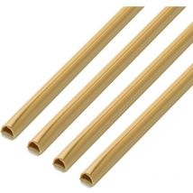 160694 Canalina passacavi (l x l x a) 6 x 5 x 1000 mm 1 kit Beige - Cablefix