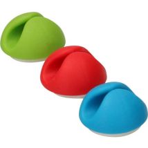 Boîte dassortiment de supports de câble autocollant 135348 vert, rouge, bleu 1 pc(s) - Cablehome