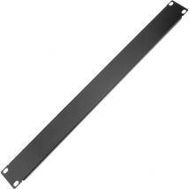 RackMatic - Panel ciego de 1U para armario rack 19" Tapa negra