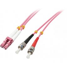Unbekannt - lindy Lindy 46353 - 5 m - OM4 - lc - st - Male connector / Male connector - Rose