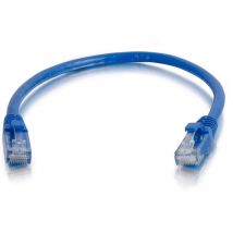 Cables To Go C2G Câble de raccordement réseau Cat6 avec gaine non blindé (utp) de 3 m - Bleu - 3 m - Cat6 - u/utp (utp) - RJ-45 - RJ-45 - Bleu (83389)