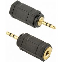 cablexpert CableXpert 6,35 mm bis 3,5 mm Audioadapterstecker A-3.5F-2.5M
