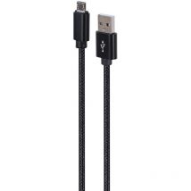 Cablexpert - Micro-USB Cable Metal Connectors 1.8m Black CCDB-mUSB2B-AMBM-6