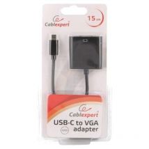 Cablexpert - Adaptateur usb 3.1 vga D-Sub 15pin hd femelle vers usb c male 15cm