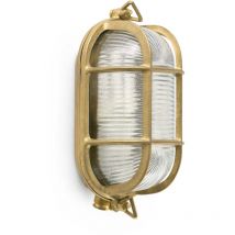 Cabo Lamp. Parete Ottone E27 20W Marca Faro
