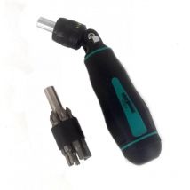 Cacciavite a cricchetto con portabit inclinato - 14 pezzi