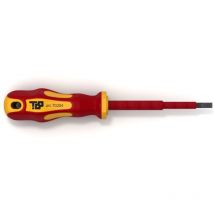 Cacciavite Giravite Professionale Too, Impugnatura Gomma, Acciaio, Isolamento 1 Kv Taglio sl 4 x 100 Etelec T0204