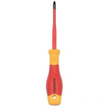 Cacciavite Pozidriv isolato Workpro vde pz1 x 80 mm