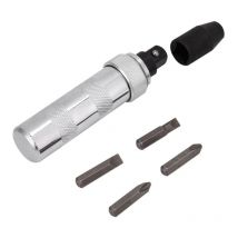 CACCIAVITE A PERCUSSIONE PER VITI E BULLONI con 4 INSERTI