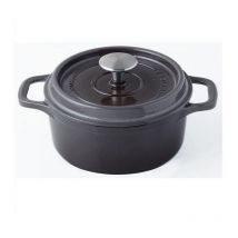 Invicta - Cacerola redonda de hierro fundido esmaltado 20cm taupe - 402207