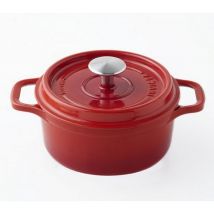 Invicta - Cacerola redonda de hierro fundido esmaltado 26cm rubí - puv402260