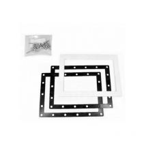Cache, Bride, Joints, Vis pour skimmer pm Blanc