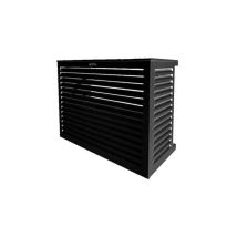 DECOCLIM - Cache unité extérieure en aluminium noir foncé taille M - 23AM9005