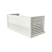 Decoclim - Cache unité extérieure en aluminium blanc option xxl - 23AXXL9010