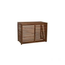 Coverpac - Cache climatisation bois traité - Taille m - 950x500x700mm
