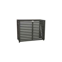 Coverpac - Cache Climatisation Composite Couleur Gris Anthracite L 982x462x787
