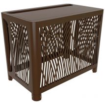 Outsteel - Cache climatisation brousse complet m Brun sépia