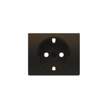 BJC - Cache de fond de fiche schucko 2P + tt chocolat iris 18724-CH