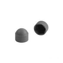 Cache Ecrou ou cache tête vis Tête hexagonale TH M6 Nylon RAL7001 Sur plat 10-1 piece