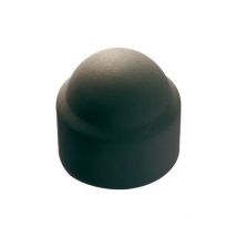 Boîte de 100 caches écrous hexagonaux noirs ø 12mm Acton 8560012