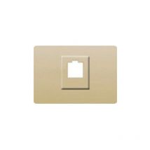 BJC - Cache femelle RJ11 ou RJ45 golden pearl Coral 21795-DP