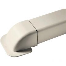 Entrée - Sortie de mur climatisation - Largueur: 80 mm - creme