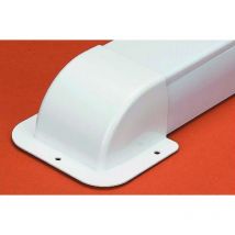 Entrée sortie de mur pour Goulotte Optimal 110 mm Blanc anti Uv