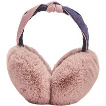 Cache-oreilles d'hiver pour femmes, cache-oreilles chauds et pliables en fausse fourrure pour l'extérieur, pour femmes et filles - Poudre Han