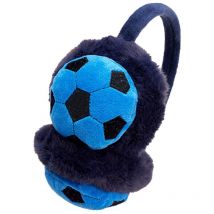Cache-oreilles pour garçons, doux, rembourré, tricoté, cache-oreilles d'hiver pour enfants - Saphir