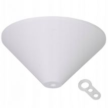 Cache plafond pour la lampe, cache plafond, BLANC Rosace de recouvrement pour la lampe