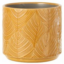 Cache pot de fleur ocre charmille