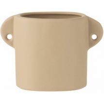 Cache pot en céramique Beige