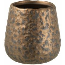 Cache-pot en céramique cuivrée 12 cm