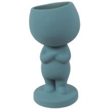 Cache-pot Samy bleu 16 cm