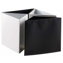 Cache-pot triangulaire en métal laqué (Lot de 4)