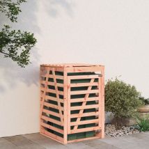 Maisonchic - Cache-poubelle de jardin Abri pour poubelle sur roulettes bois massif de douglas, ASAF54993 design in