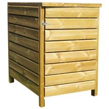 Forest Style - Cache poubelle extérieur en bois 77,5 x 96,5 x 120 cm Neston